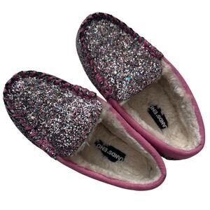 LANDS' END | Glitter Slippers | Toddler 11 | Pink